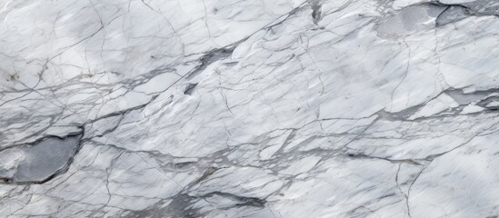 A detailed shot of a white marble texture resembling a snowy slope, with a monochrome photography...