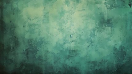 Green abstract painting background