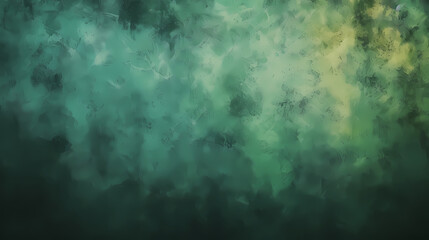 Green abstract painting background