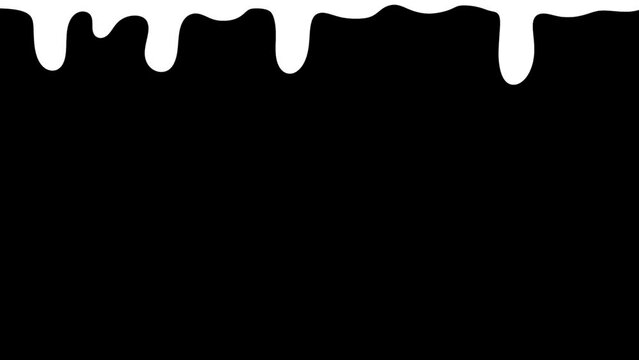 Transitions Hand Drawn Cartoon Animation with  Graphic. Transitions Motion Graphics 4K resolution with Alpha channel. Easy to use. Black and white background. water drop