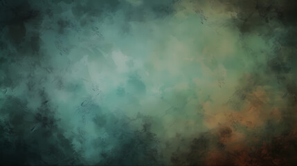 Obraz premium Green abstract painting background