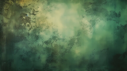 Green abstract painting background