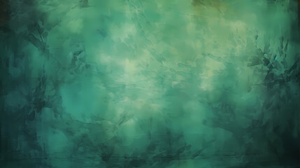 Obraz premium Green abstract painting background