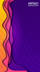 Colorful liquid and geometric background with fluid gradient shapes. Modern abstract design