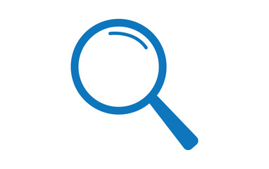 search icon button - magnifying glass loupe sign symbol, magnifier icon