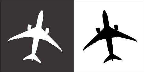 Illustration vector graphics of aircraft identification icon