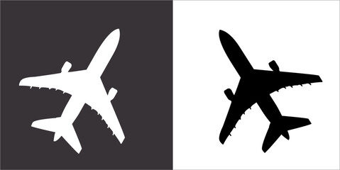 Illustration vector graphics of aircraft identification icon