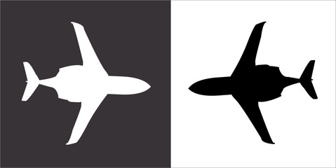 Illustration vector graphics of aircraft identification icon