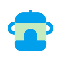 Obraz premium rice cooker duo tone icon