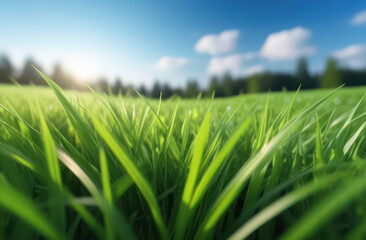 Obraz premium green grass meadow