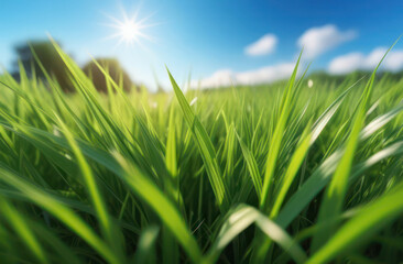 Fototapeta premium green grass meadow