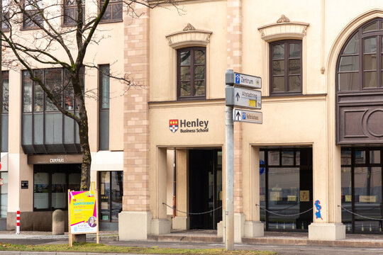 Hanley Business School on Maximilanstrasse, Maximilian Street in Munich, Germany