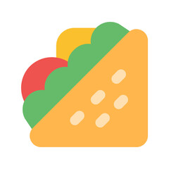 sandwich flat icon