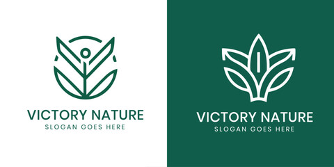 a logo for green houses and houses with a green house and houses.