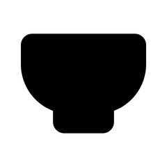 bowl glyph icon