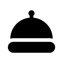 food tray glyph icon