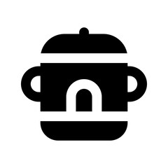 rice cooker glyph icon
