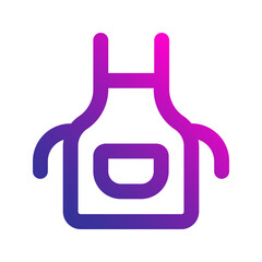 apron gradient icon
