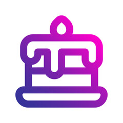 cake gradient icon