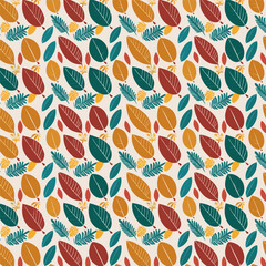 Seamless leaf pattern design