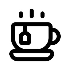 tea cup line icon