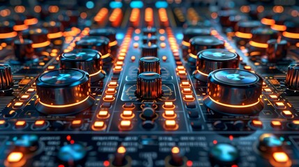 DJ mixer is great tool for mixing music.