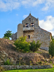 Fototapeta na wymiar Romanesque church of Quintanilla de las Torres, province of Palencia