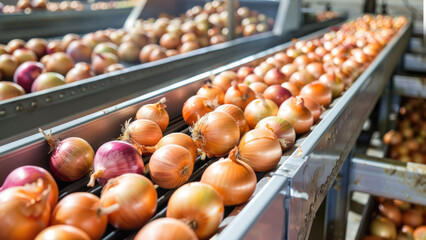 Onion sorting and packaging process