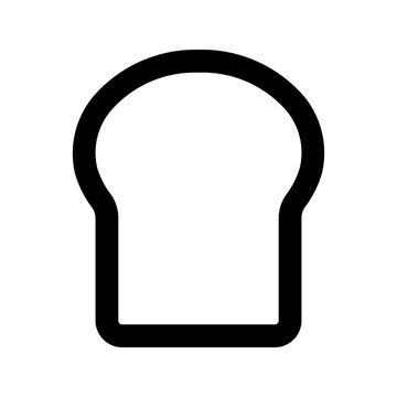 recommend clip art: bread outline color icon