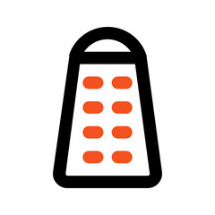 grater outline color icon