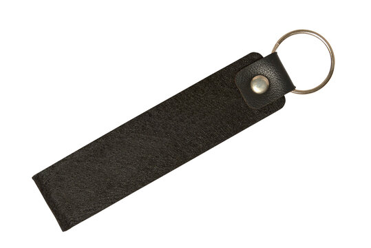 Black key holder isolated on white background