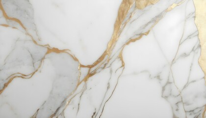 White Marble with golden texture background