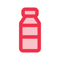 bottle outline fill icon