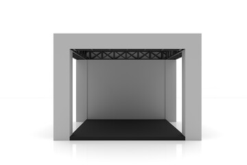 STAGE MOCKUP RIGGING SIZE 4 X 3 M, POLE DIAMETER 40 CM