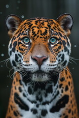 Hyper-Detailed Jaguar Close-Up generative AI 