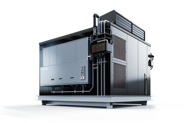 hvac unit isolated on a white background