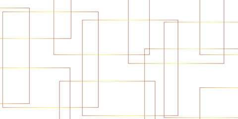 Abstract seamless random geometric colorful square lines pattern on a transparent background design. abstract background with luxury gold geometric random chaotic lines. squares and triangle line.