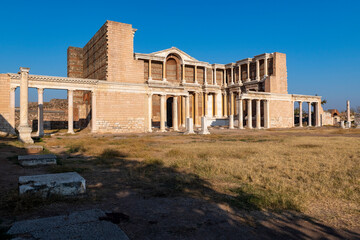 Obraz premium The Gymnasium of Sardes ( Sardis ) Ancient City. Manisa - Turkey