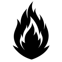 campfire flame fire icon