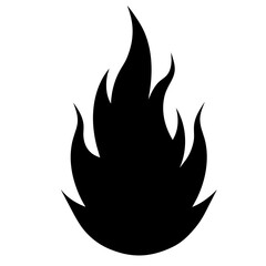 campfire flame fire icon