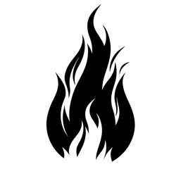 campfire flame fire icon