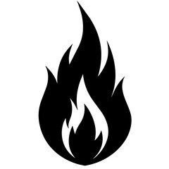 campfire flame fire icon