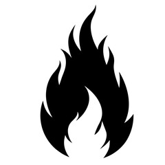 campfire flame fire icon
