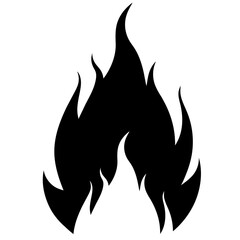 campfire flame fire icon