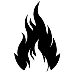 campfire flame fire icon