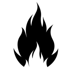 campfire flame fire icon