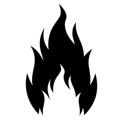 campfire flame fire icon