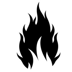 campfire flame fire icon