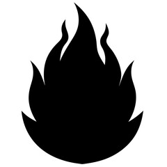 campfire flame fire icon