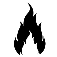 campfire flame fire icon